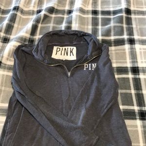 PINK pullover half zip